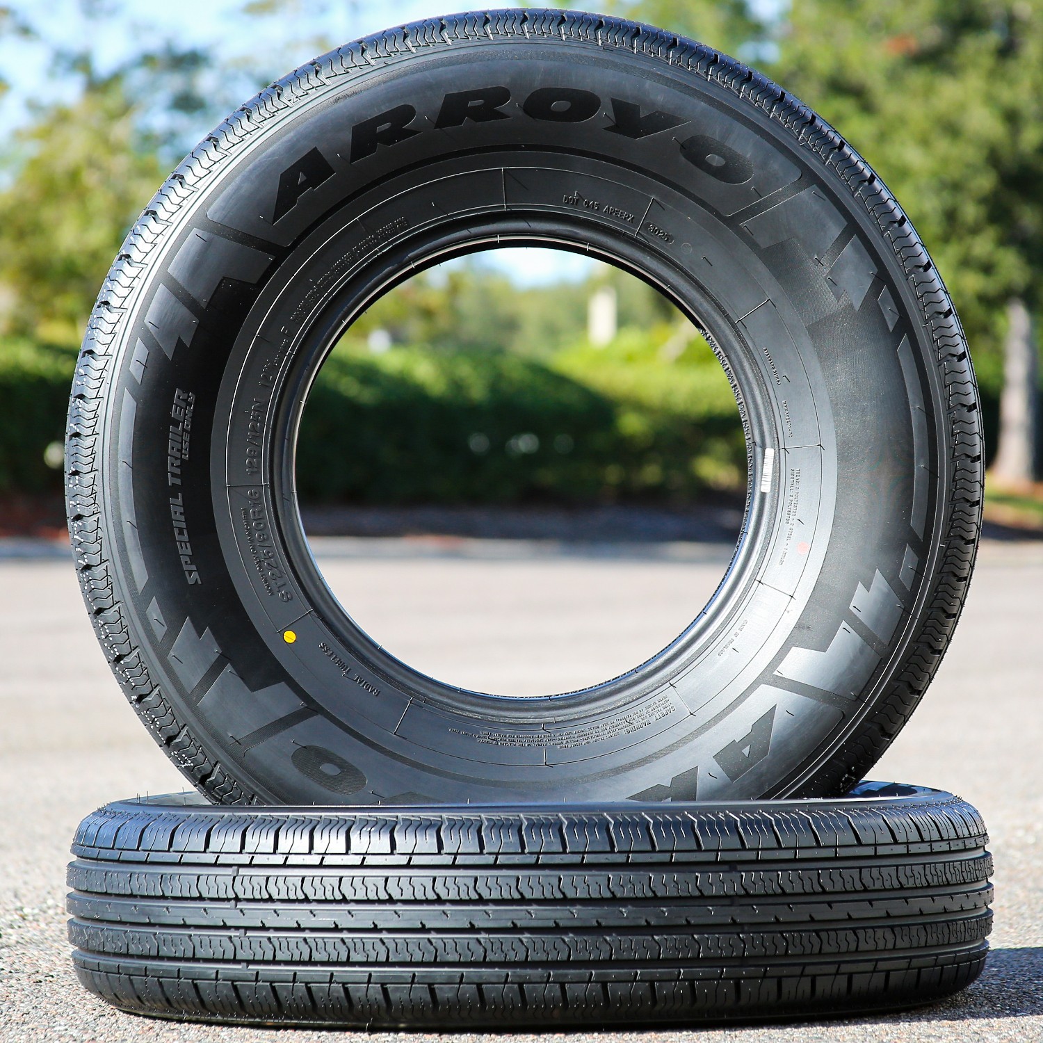 Tire ST 225/90R16 129/125N F 12 Ply Arroyo Special Trailer Semi-Steel