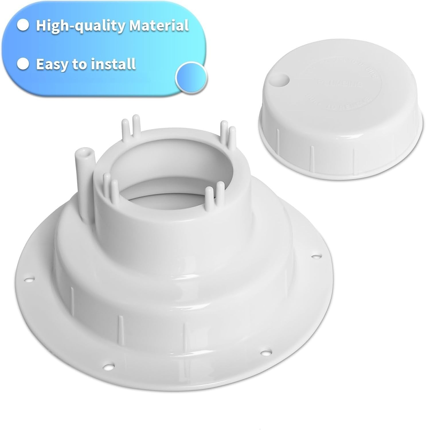Durable Water Resistant RV Vent Covers – Easy Install for 1-2 3/8 Inch Pipes