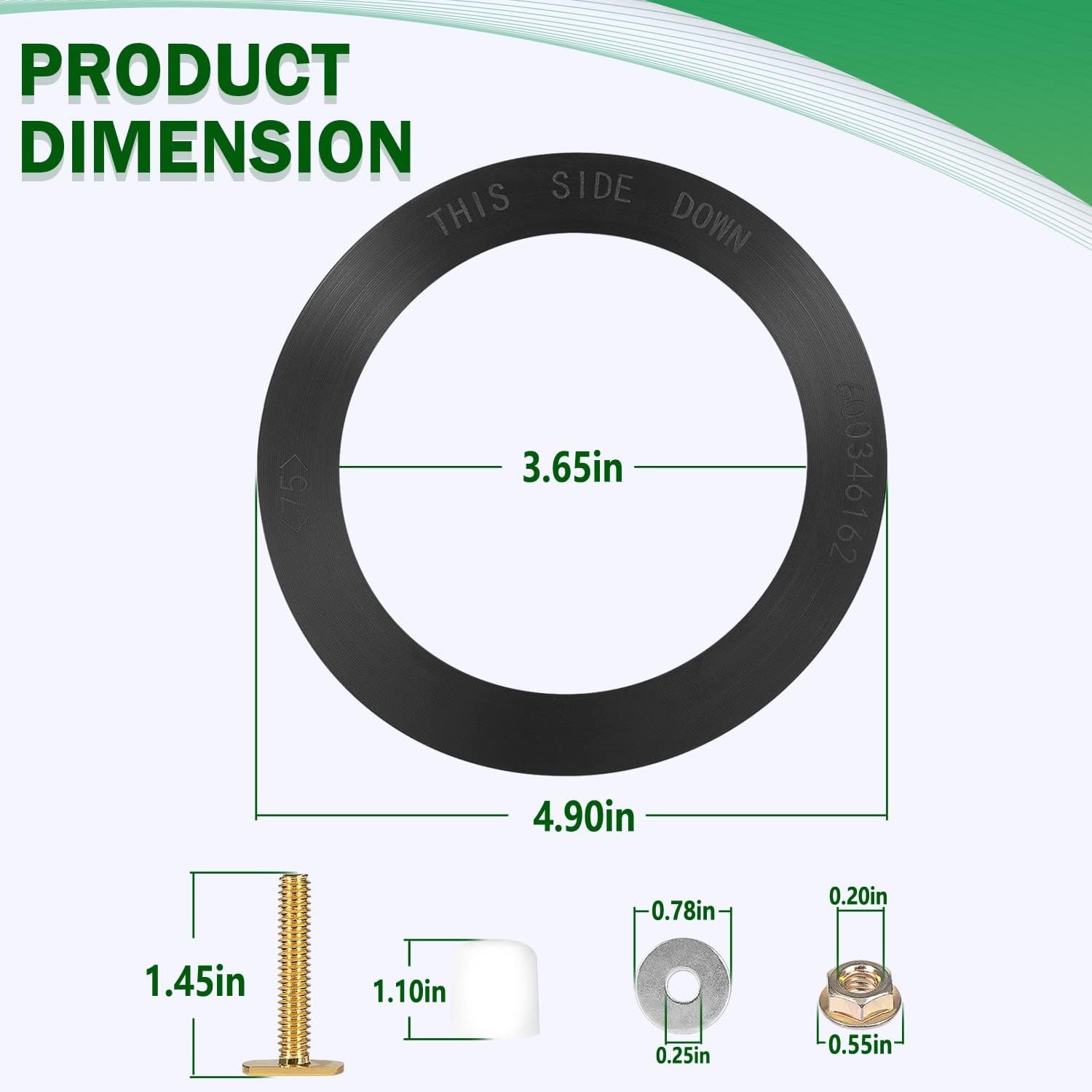 RV Toilet Seal Gasket for Dometic 300 310 320 Series RV Toilet Flange Seal Kit