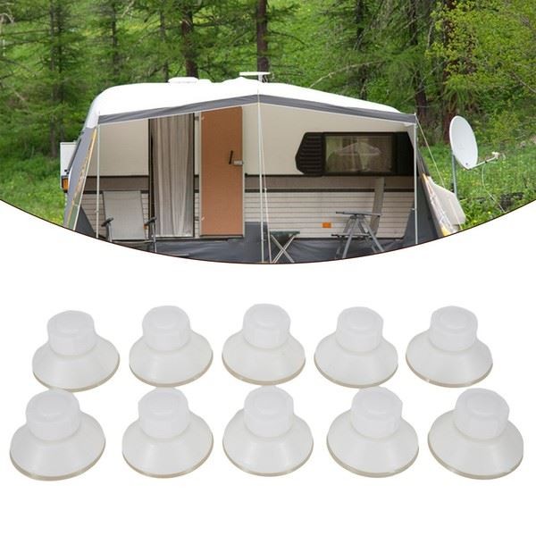 10 High Strength Industrial PVC Suction Cups Caravan Awning Fixing Pads