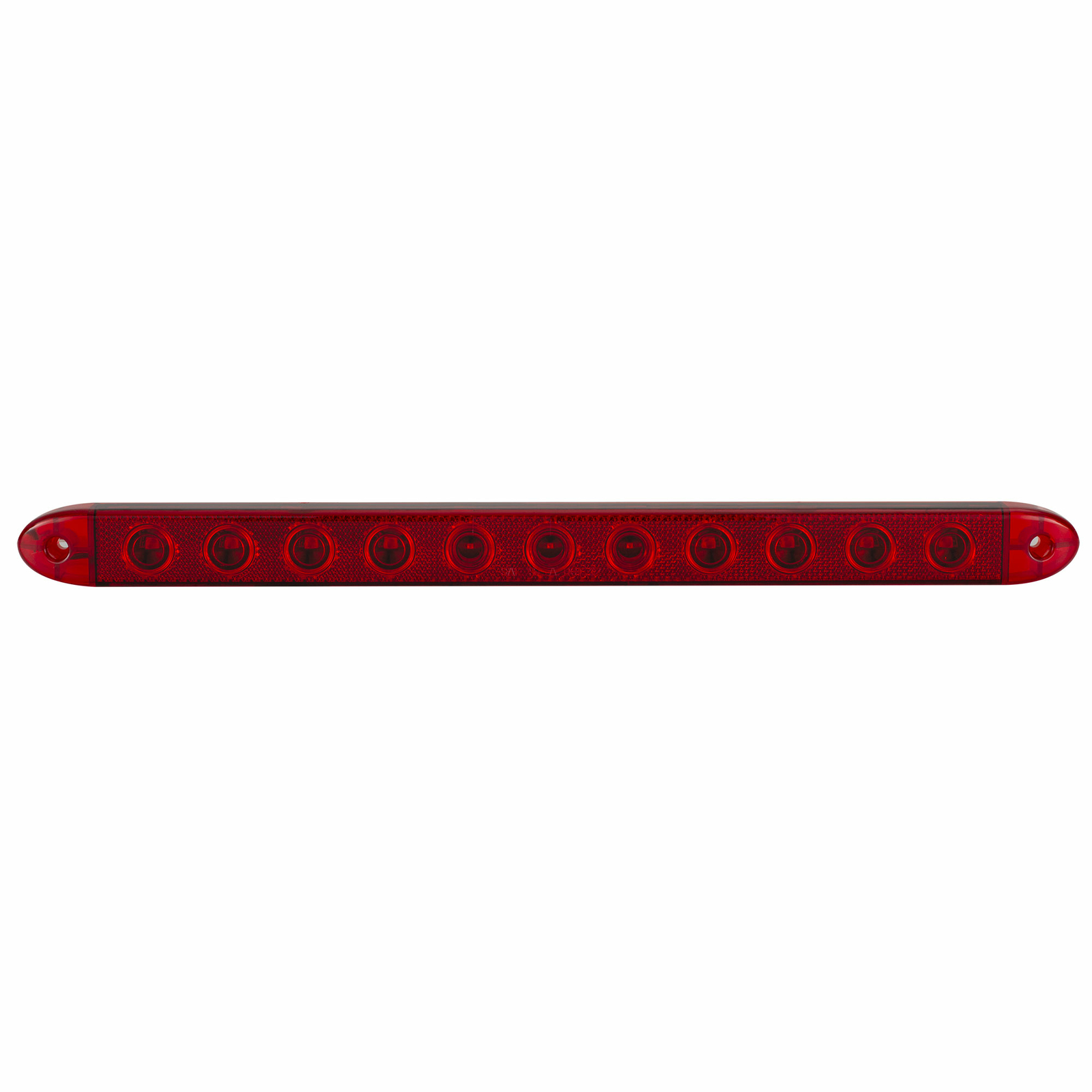 16″ Red Led Low Profile Stop Turn Tail Light Bar Strip Trailer DOT Semi Truck