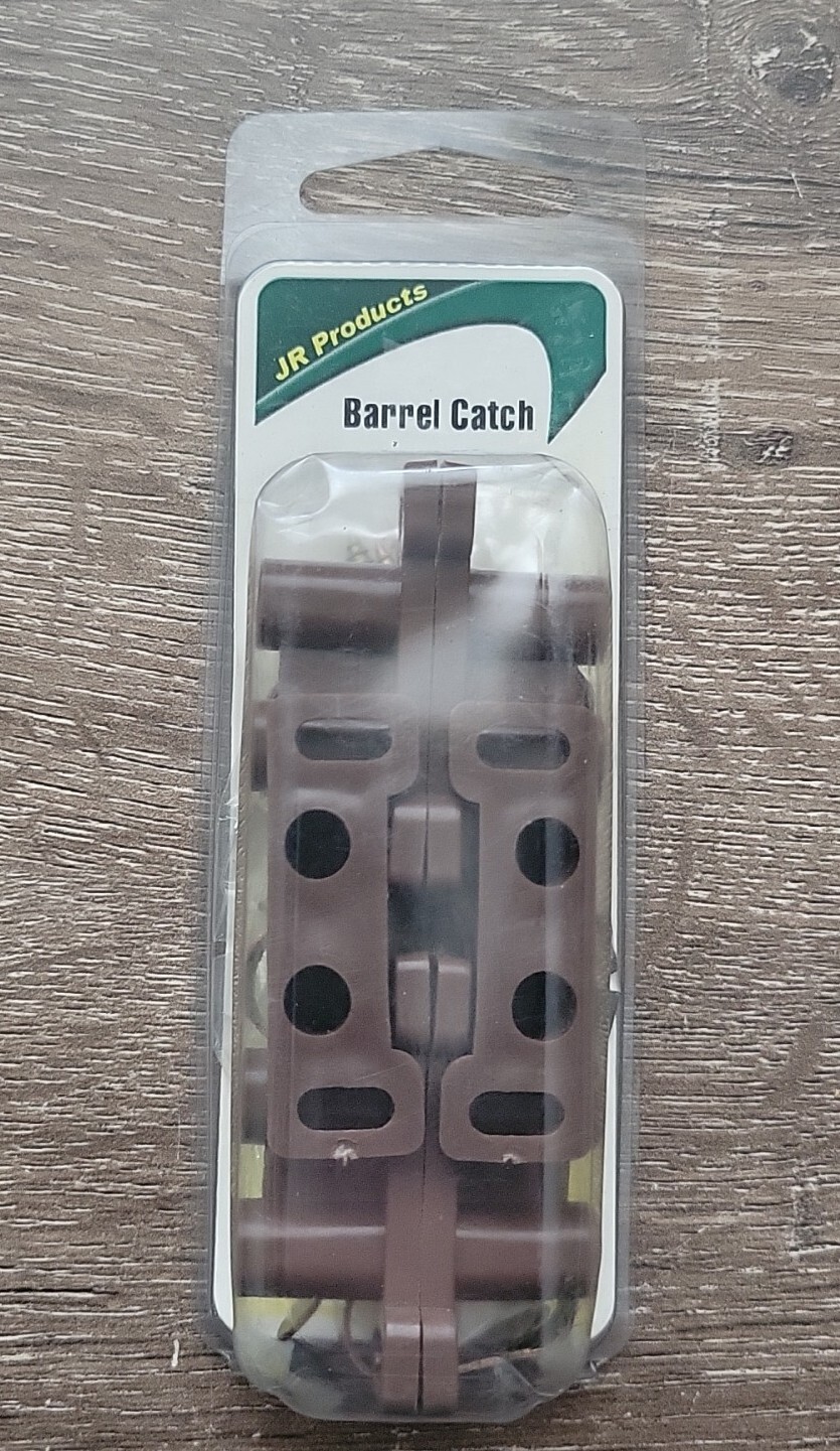 JR Products 70205 Barrel Cabinet Catch with Metal Clip -1ea 6pk-NEW-SHIP N 24 HR
