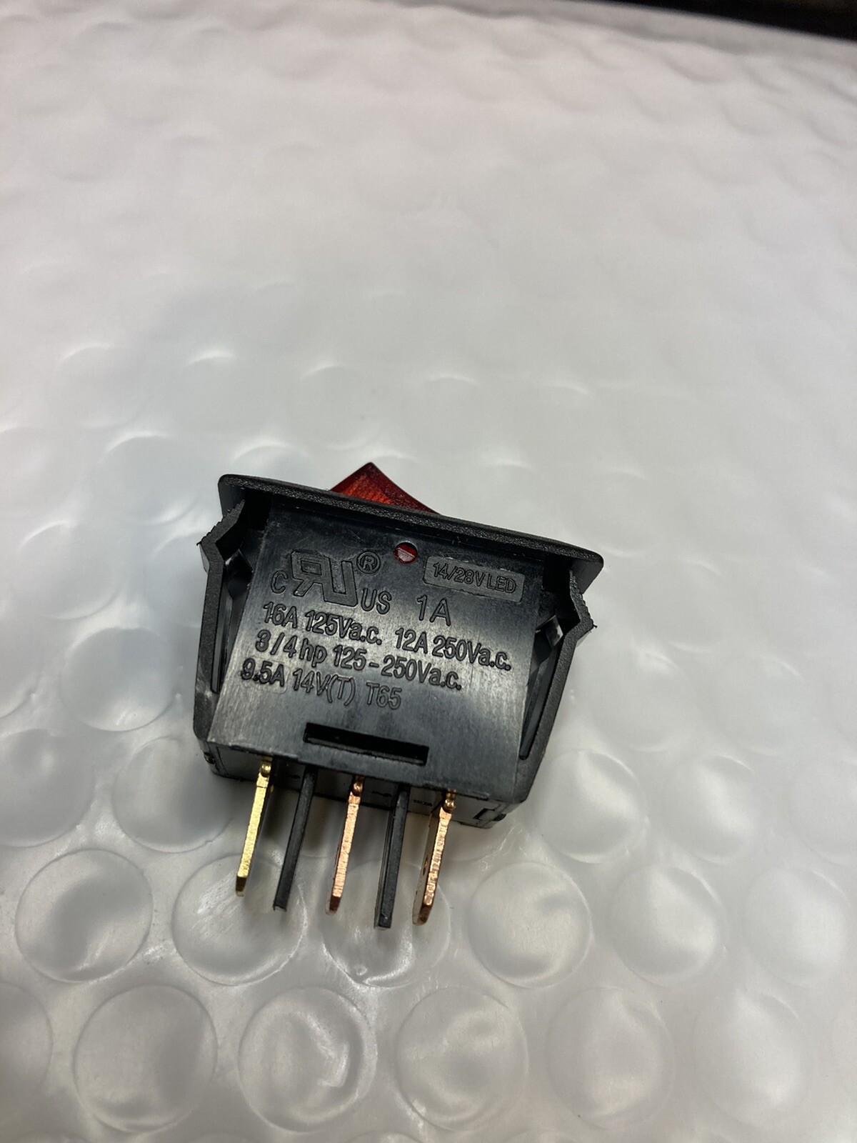 12 Volt Illuminated SIGMA 16 amp switch Camper Trailer Rv New Old Stock