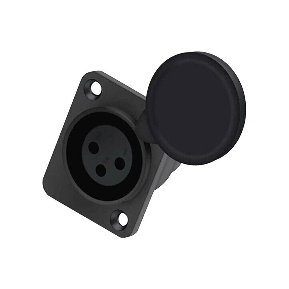 ABS Plastic Shell Auto Replacement Parts XLR 3-pin Socket Charging Port/socket