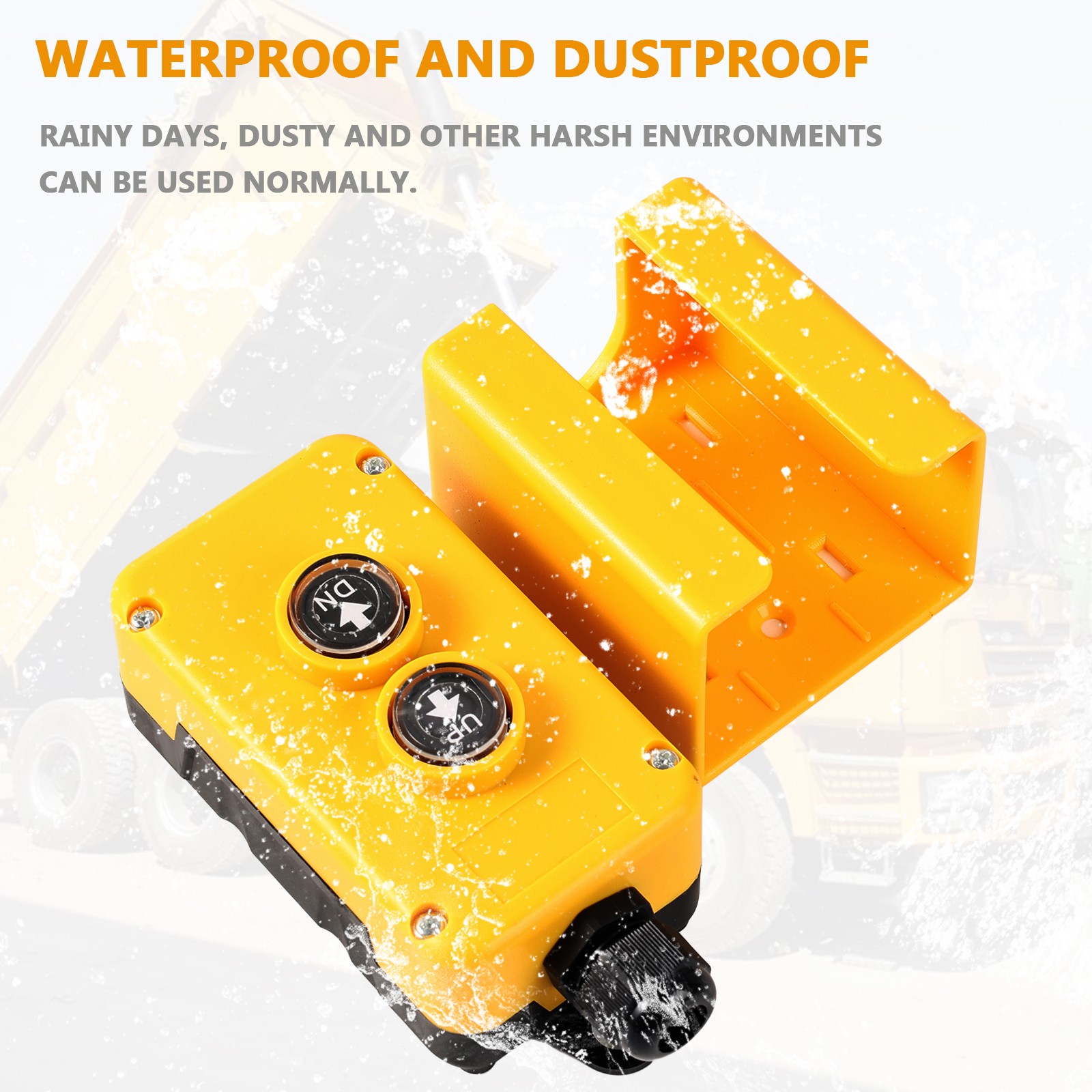 12V DC Dump Trailer Remote Control Switch Lift Gate Hoist Tipper Up Down 4 Wire；