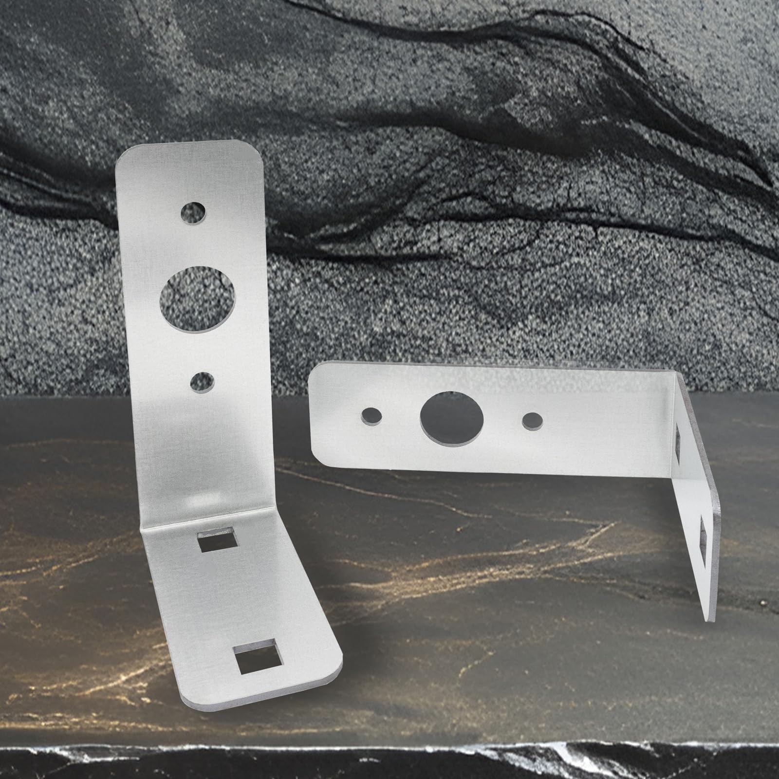 2 Pcs Trailer Light Brackets L Shape Tail Light Mounting Bracket Galvanized L…