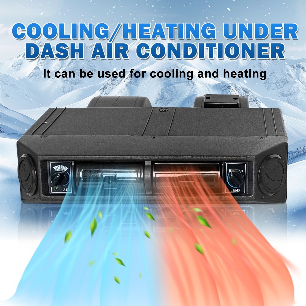12V Cool & Heat Underdash Air Conditioner Electric Energy Efficient A/C Set
