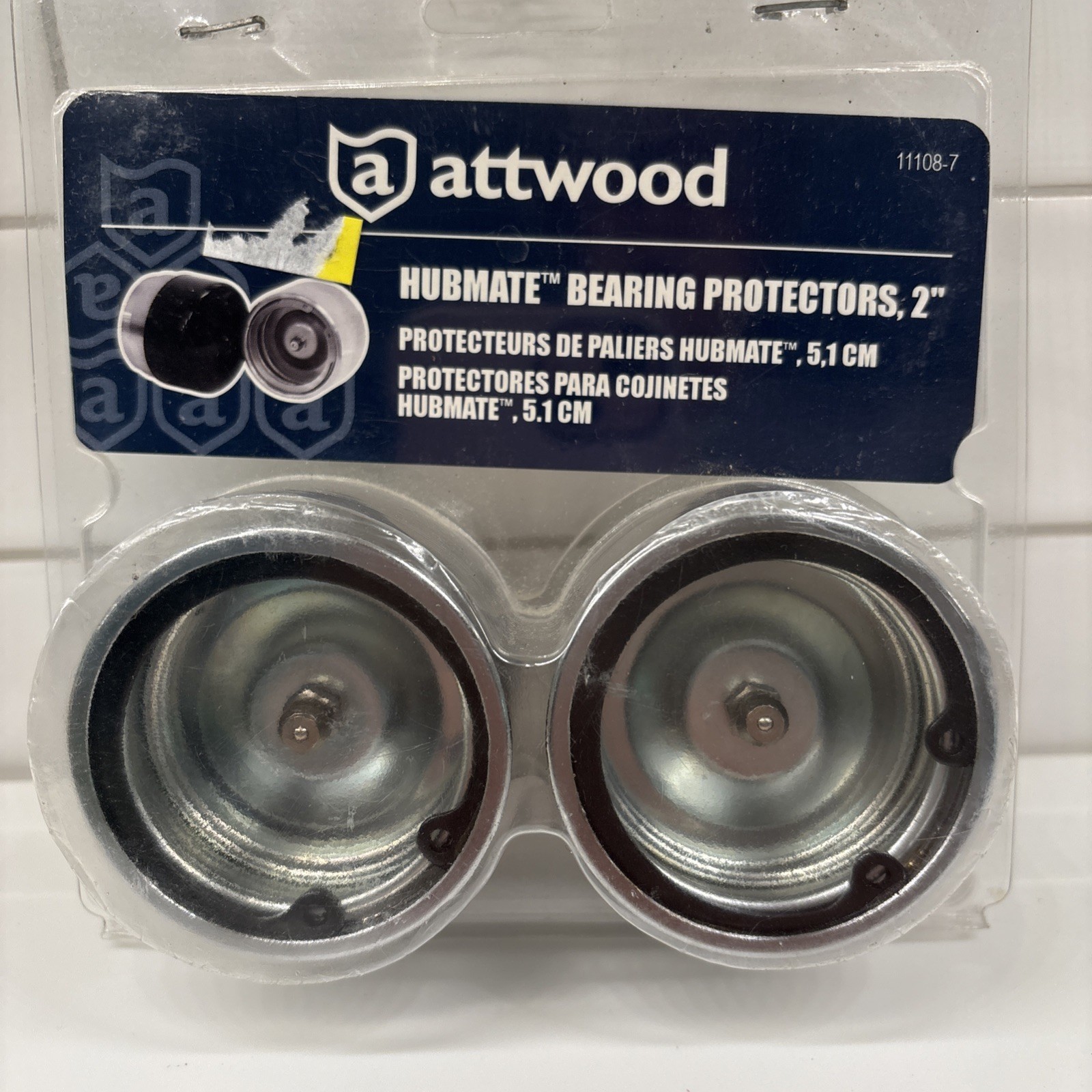 Attwood 2” Wheel Hub Bearing Protector 11108-7 NIB New Sealed