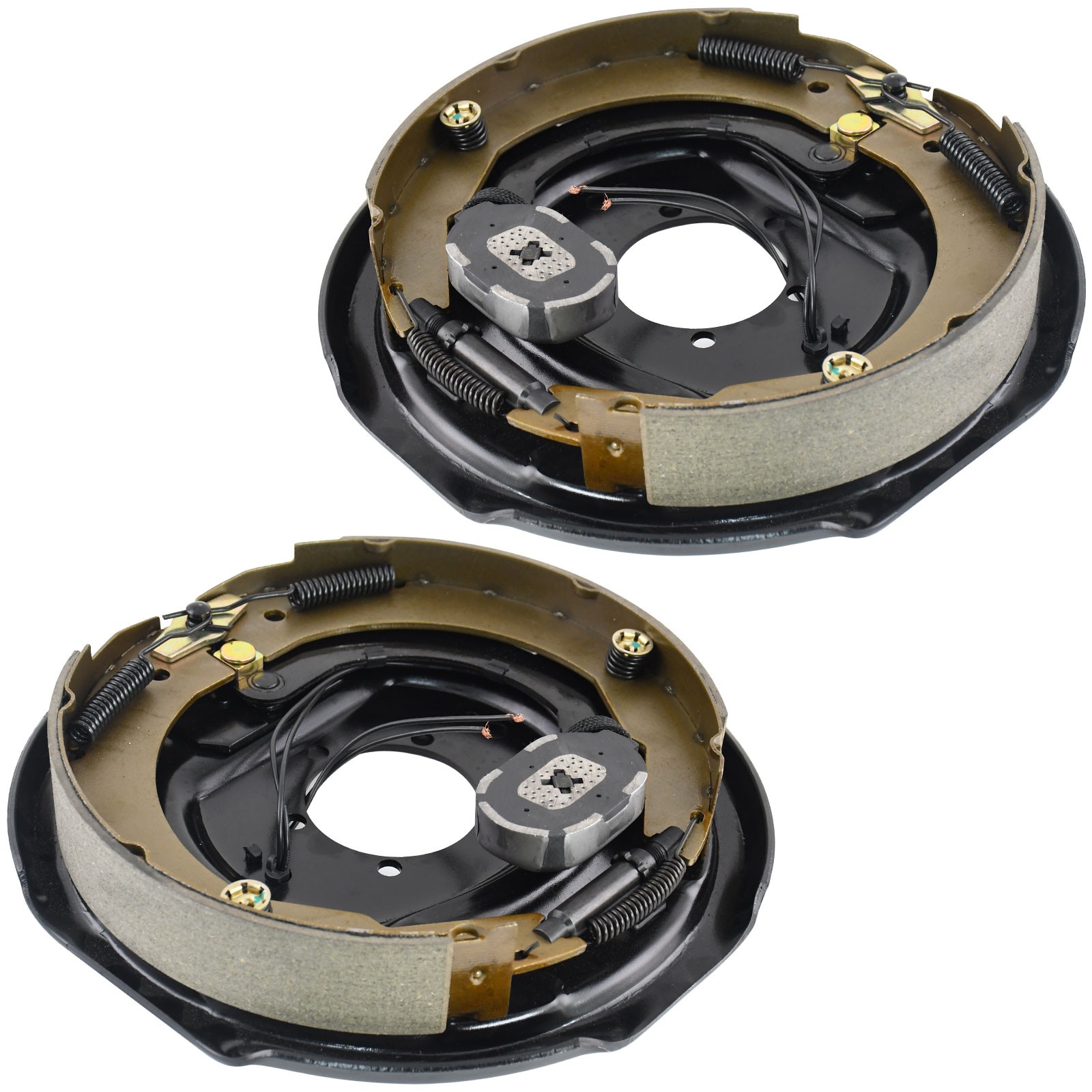 New 8 on 6.5″ Trailer Hub Drum Kits with 12″x2″ Brakes for 7000lb 12×2 Axle