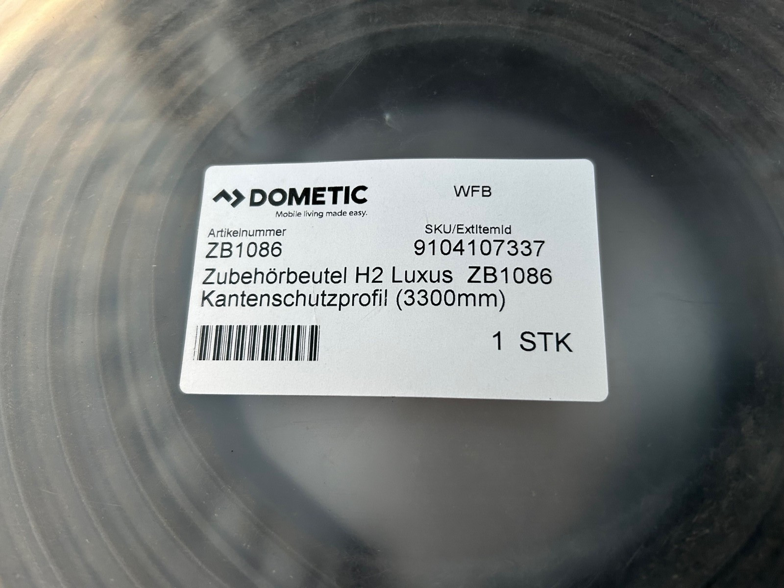 Dometic ZB1086 9104107337 Zubehorbeutel H2 Luxus 10 feet + Molding weatherstrip