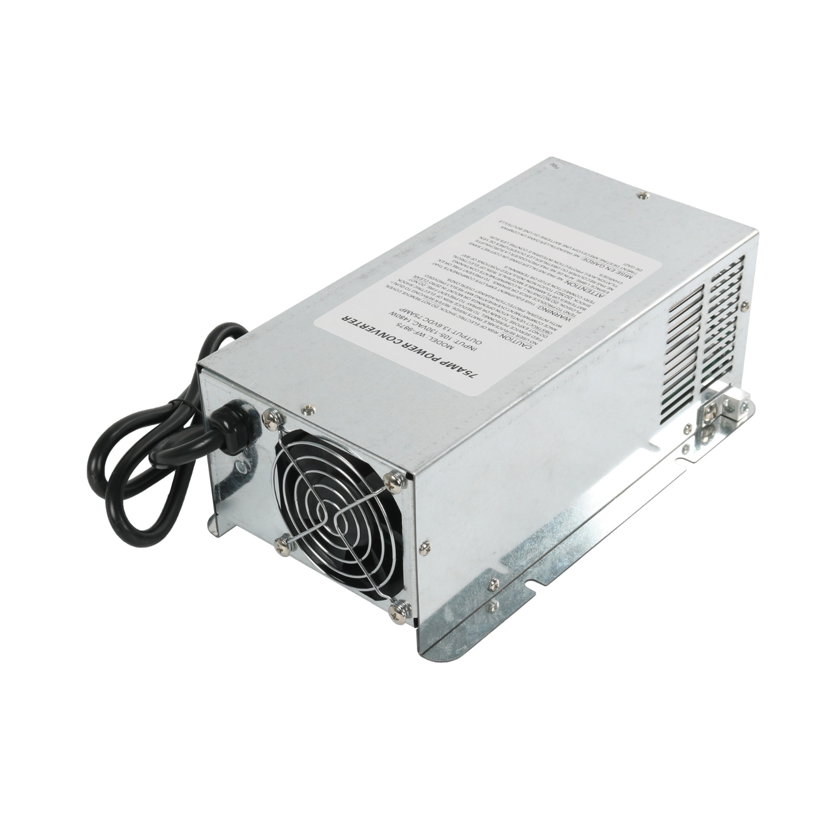 For WFCO WF-9875-AD-CB 75 Amp DC Auto Detect Deckmount Converter Charger WF-9800