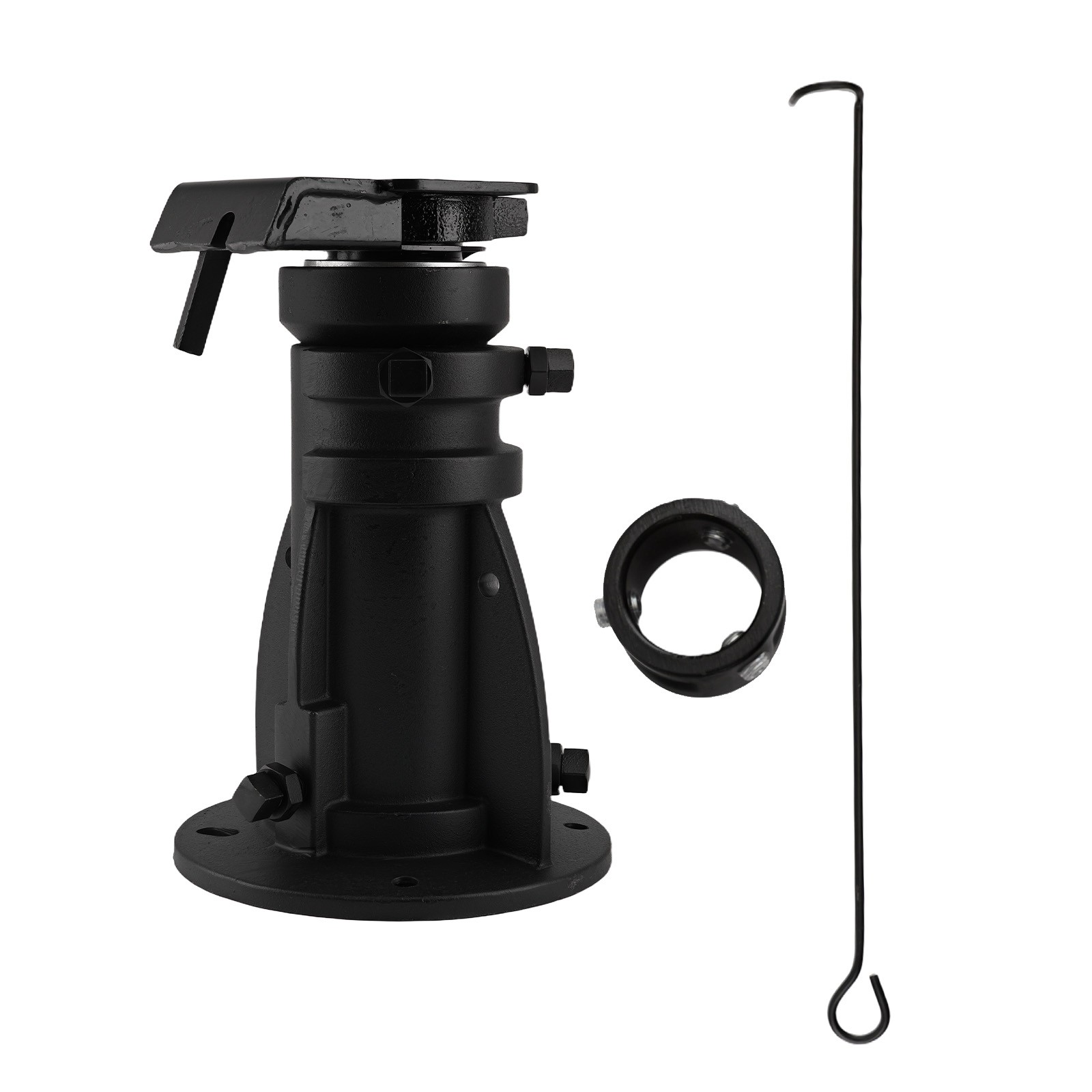 Gooseneck Trailer Hitch Adapter for Camper/RV 20000 LBS Black Steel C5G1216