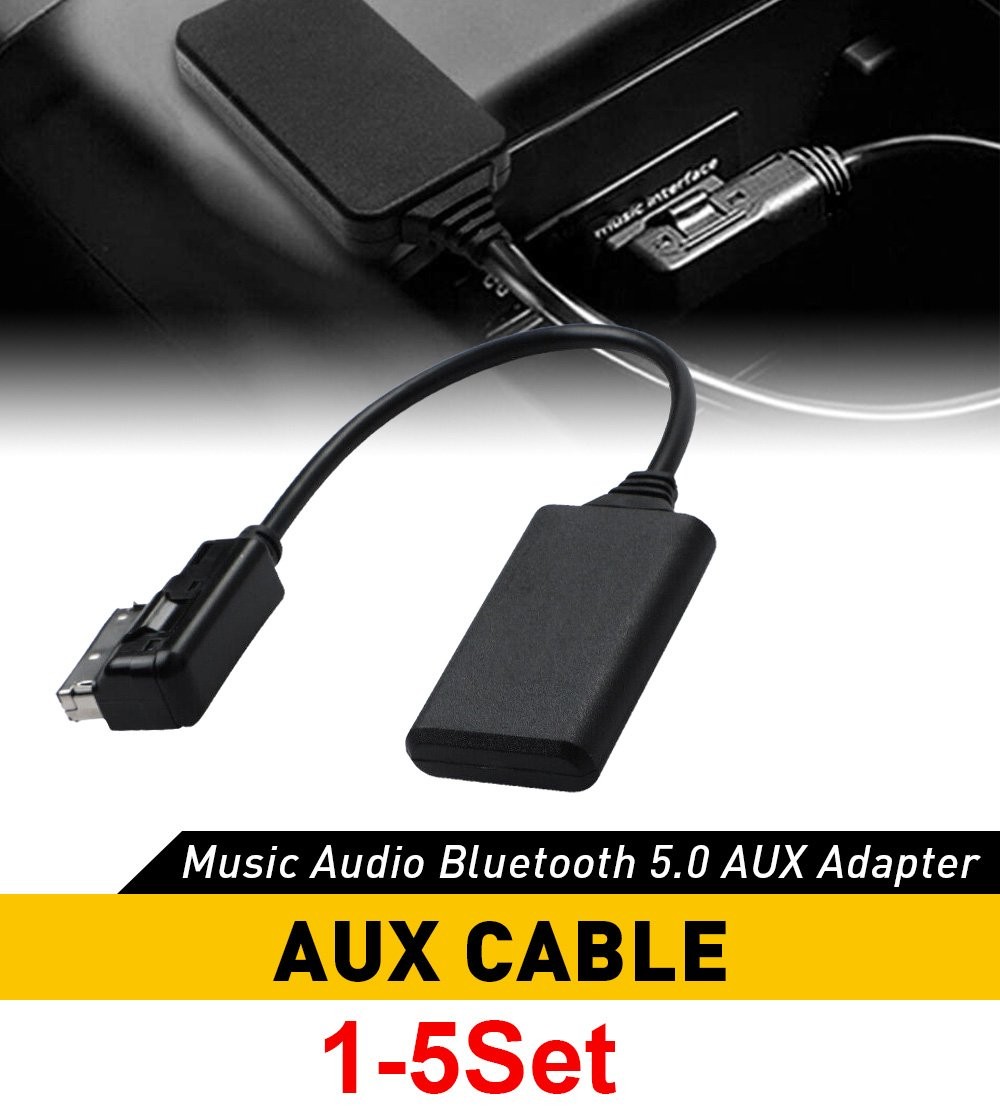 1-5Pcs For Audi A3 A4 AMI MMI Bluetooth Music Interface AUX Audio Cable Adapter