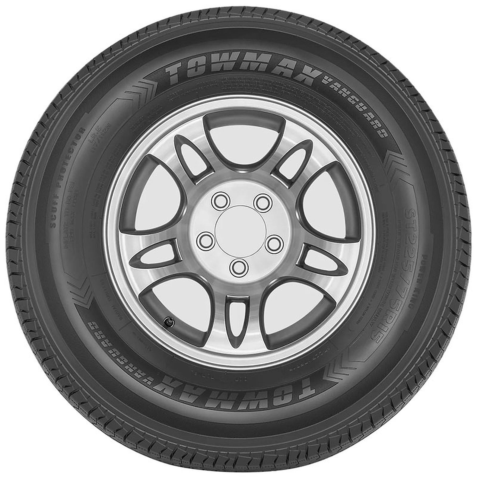 1 New Power King Towmax Vanguard – St205/75r14 Tires 2057514 205 75 14