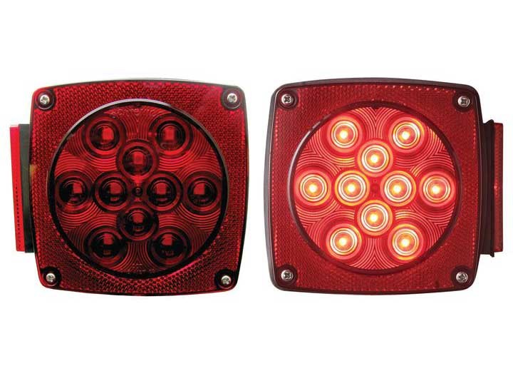 Optronics TLL90RK Traditional LED Waterproof Trailer Light Kit W/ Mount Hardware