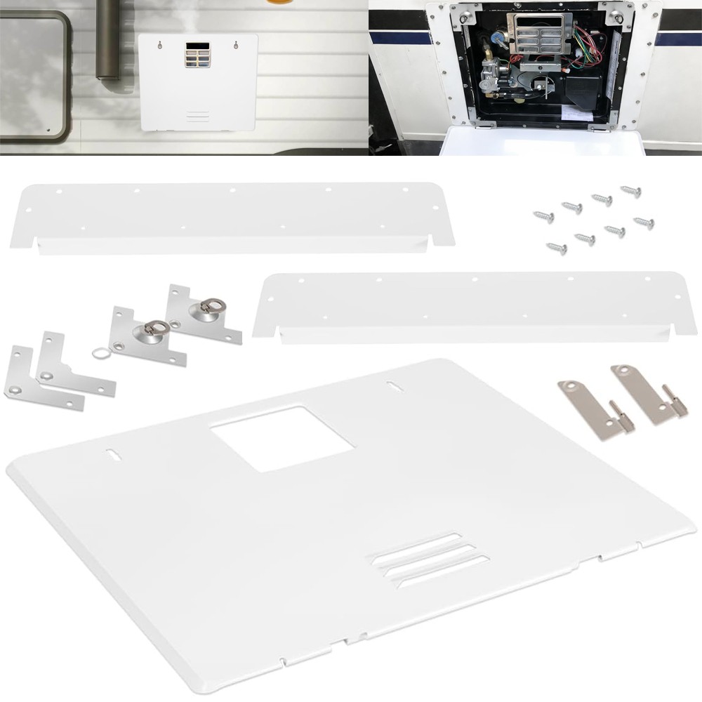 94946 RV Water Heater Access Door Conversion Kit for Dometic WH-6GEA, WH-6GA