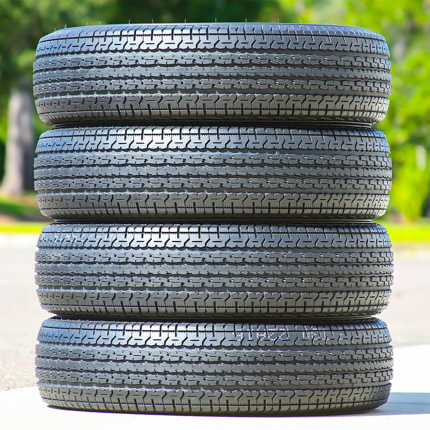 2 Tires Power King Towmax Vanguard ST 205/75R14 Load C 6 Ply Trailer