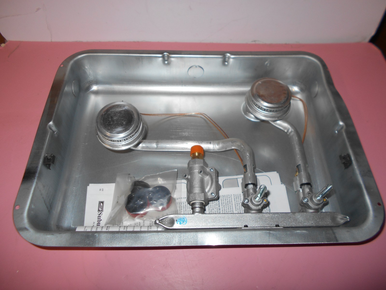 *SUBURBAN RV 2 BURNER LP PROPANE DROP-IN COOKTOP BLACK SDN2U 3727A FREE SHIP *1A