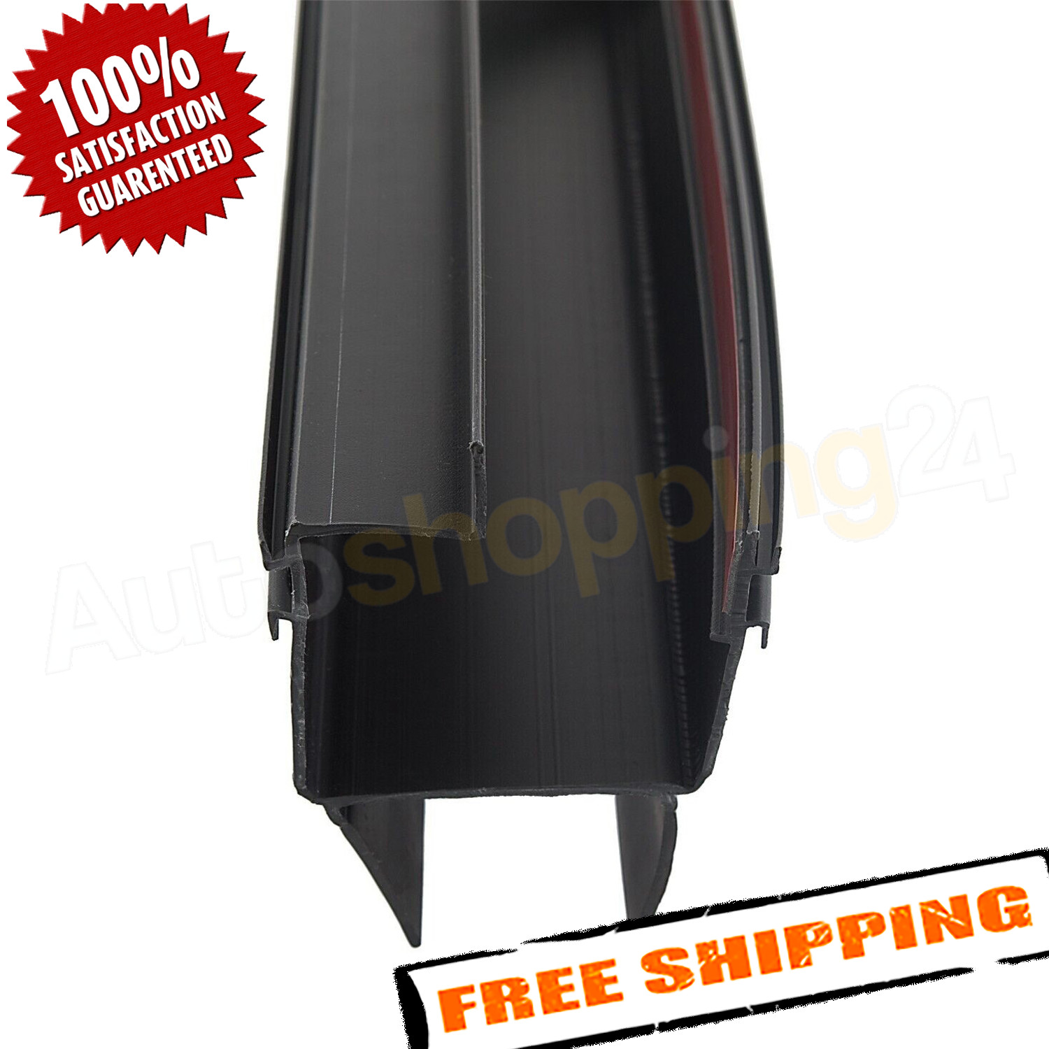 AP Products 018-1470-84 7′ Black Plastic Slide-Out EK Base with Wall Jamb