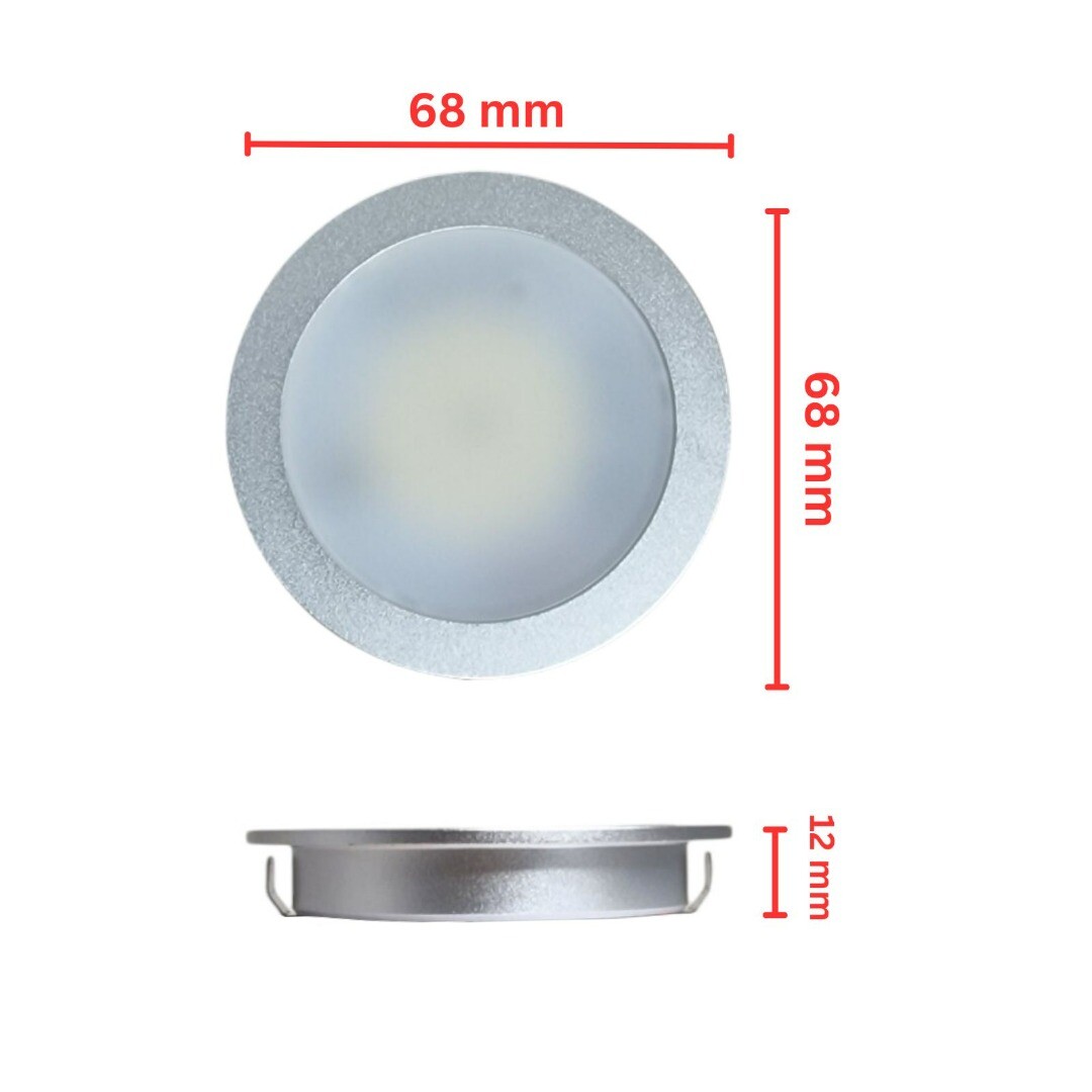 LED 12V 24V Spot Light IP44 Dimmable Caravan Boat Recessed Bathroom Downlight
