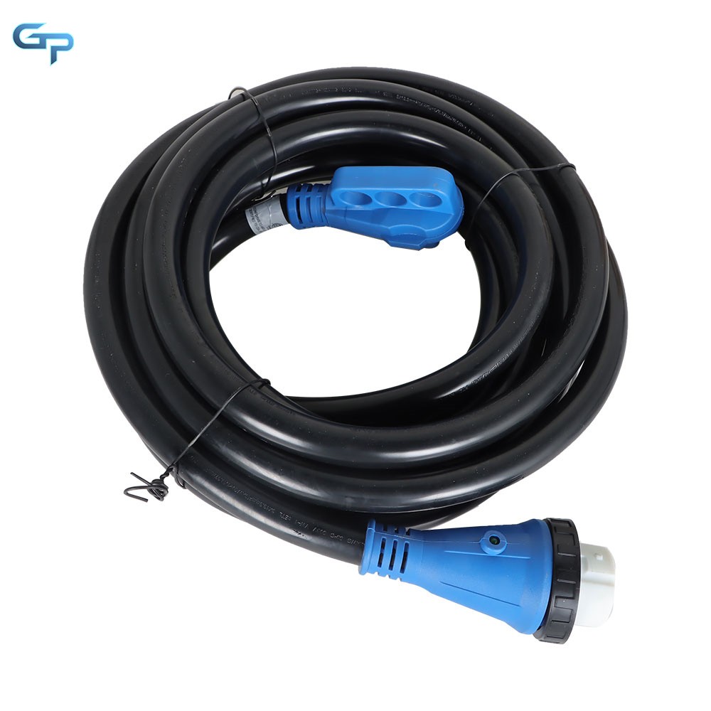 50 Amp Generator Cord and Power Inlet Box 30 FT 125V / 250V