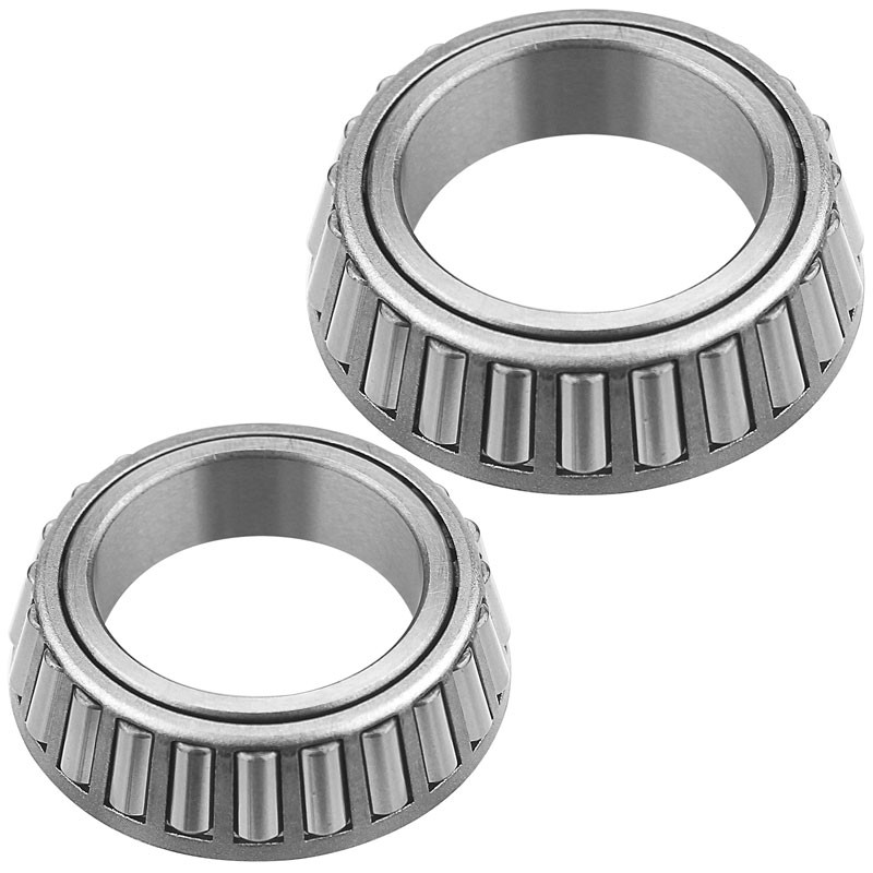 Set of 2 3500lb Axle Trailer Hub Wheel Bearings Kits L44649 L68149 w/Grease Seal