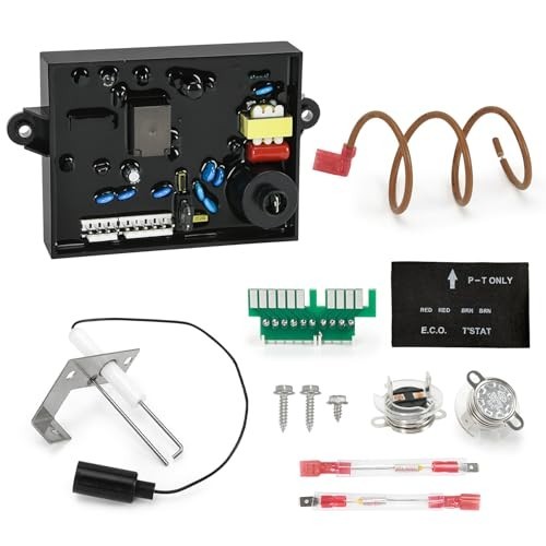 3-in-1 RV Water Heater Control Board Kit with Fuse, Thermal Cut Off & Spark Igni