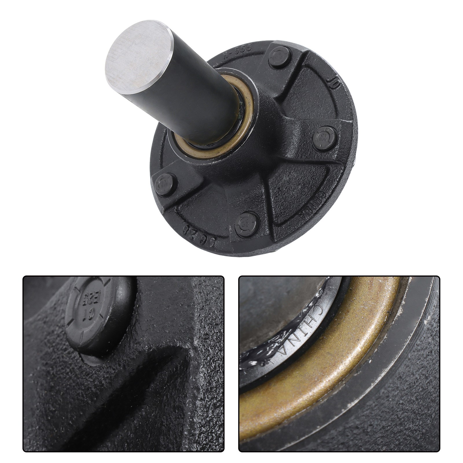 Labwork Trailer Axle 3500# #84 2 x 5×5.5 Idler Hub Spindle Kit Stub End unit