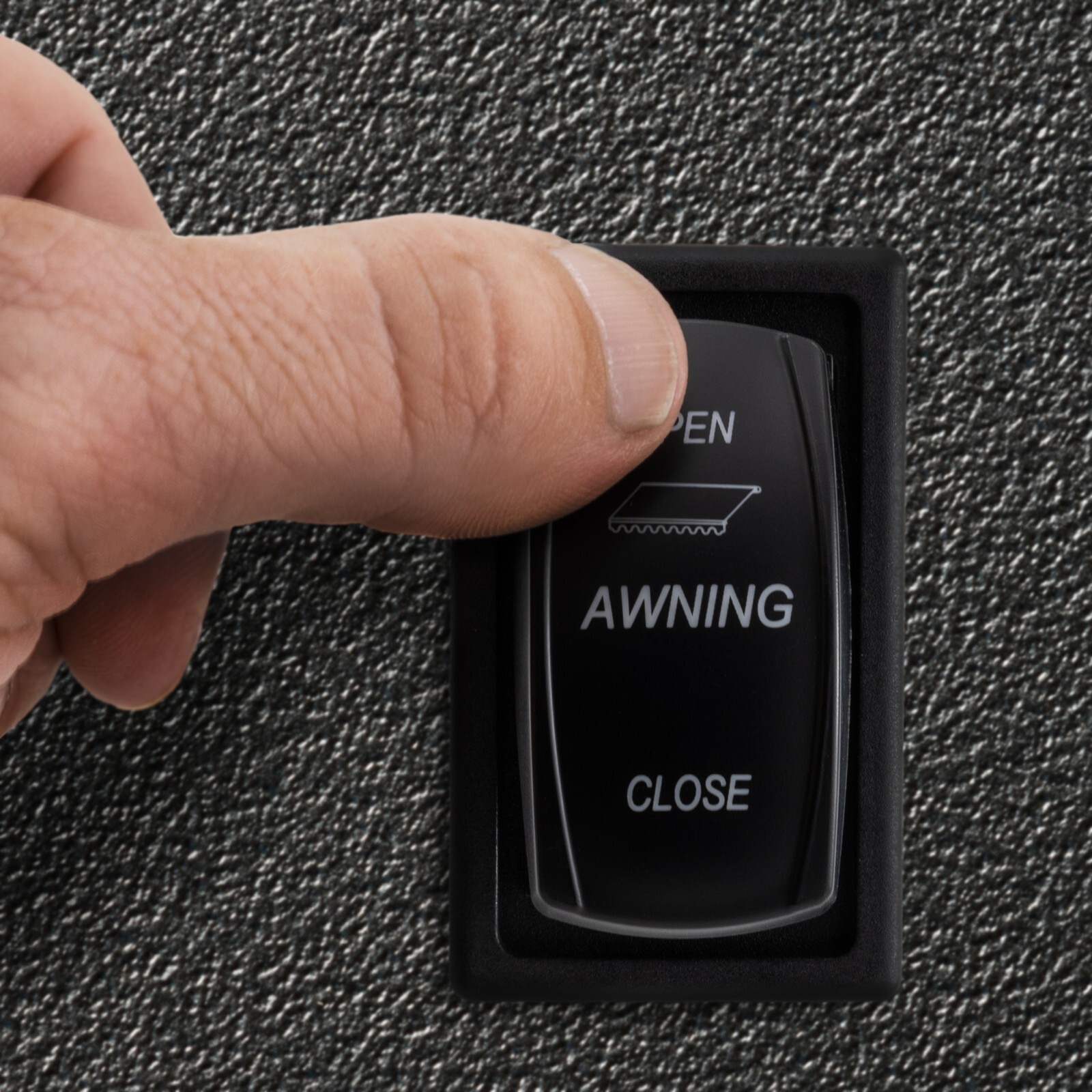 RecPro RV Replacement Awning Switch | 12V DC | 2″ H x 1.13″ W x 2″ D