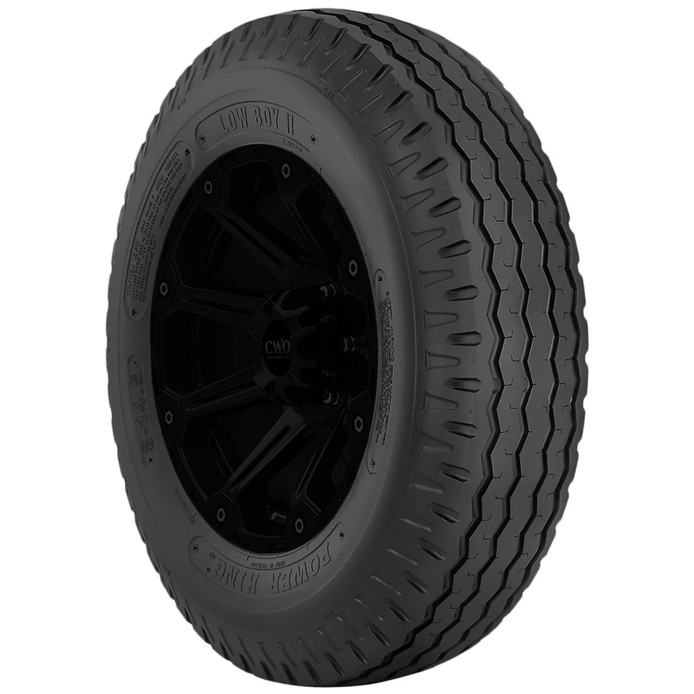 7-14.5 Power King Low Boy II Trailer 110/105J Load Range F Black Wall Tire