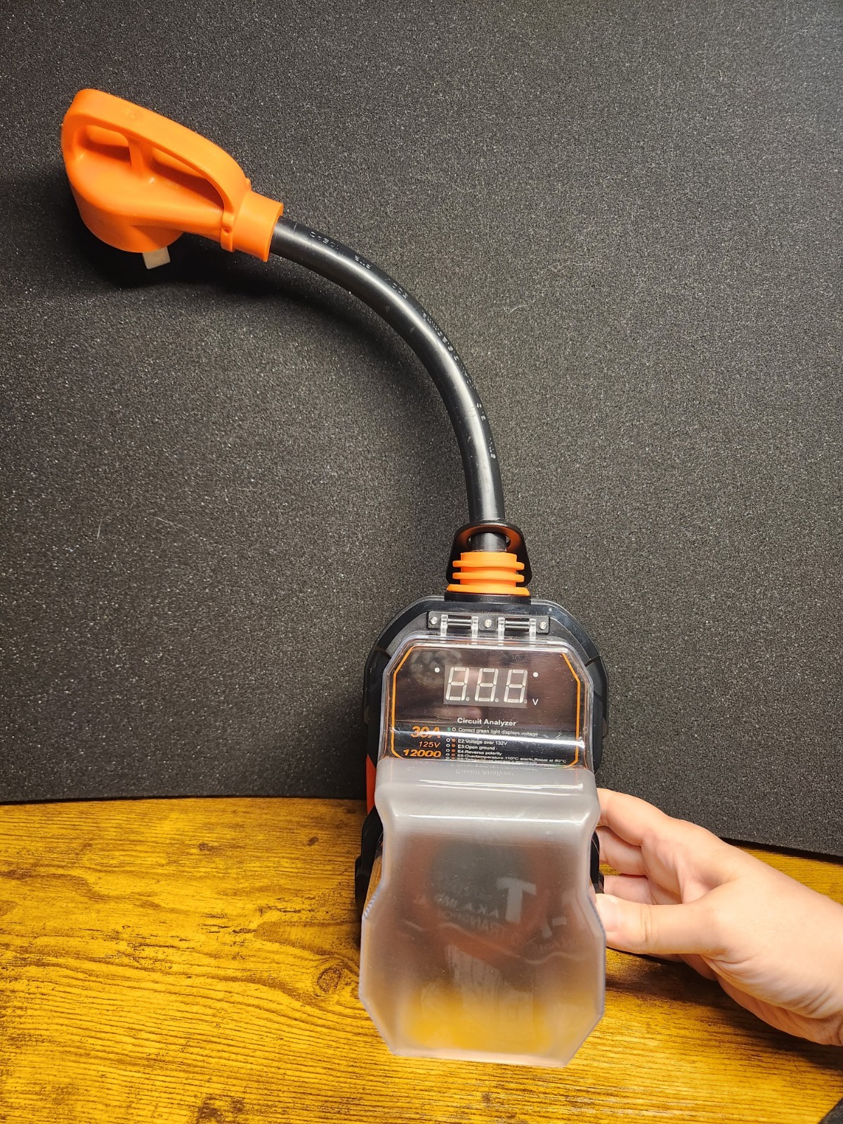 GEARGO RV Surge Protector 30 Amp Circuit Analyzer 12000J 125V Camper RV03