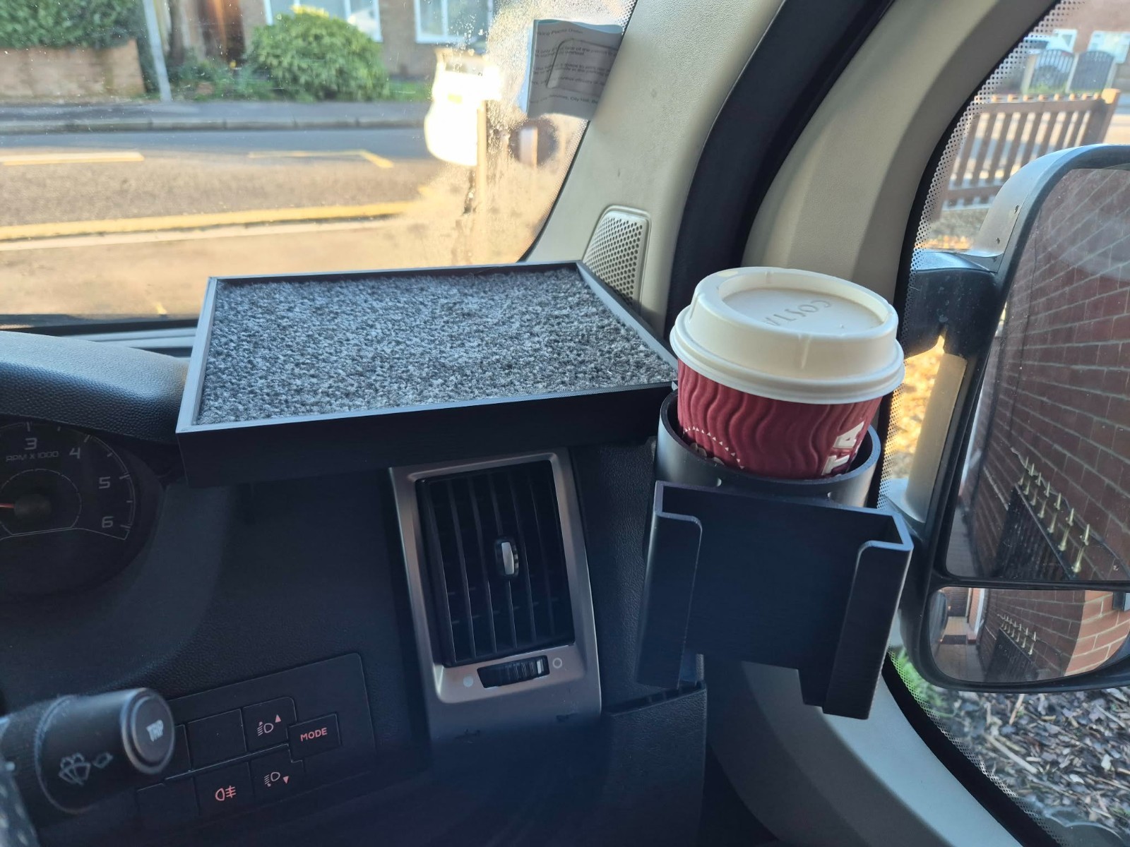 Citroen Relay – Dash Shelf Table & Phone & Cup Holder