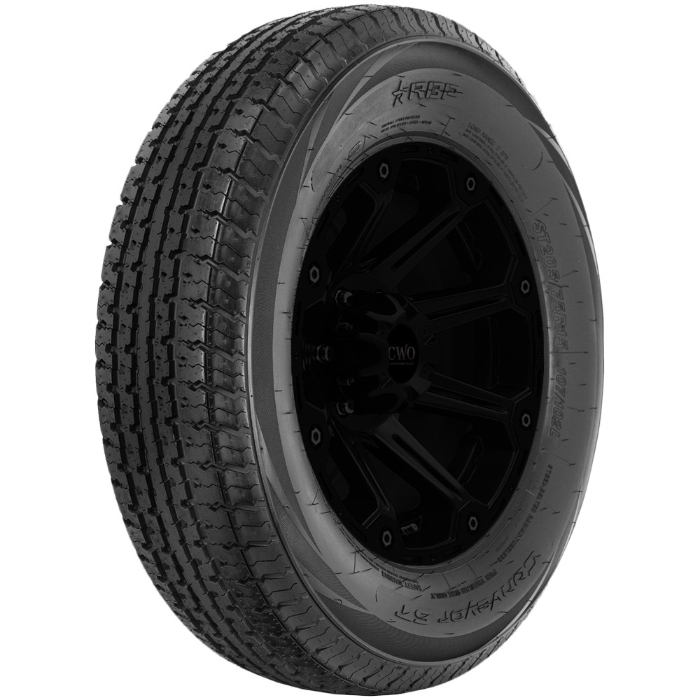 ST235/80R16 RBP Conveyor ST 126/122L LRF Black Wall Tire