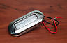 Marine Boat LED RV Trailer White Oblong Shape Courtesy Light 3″ x 1.25″ S.S. Rim