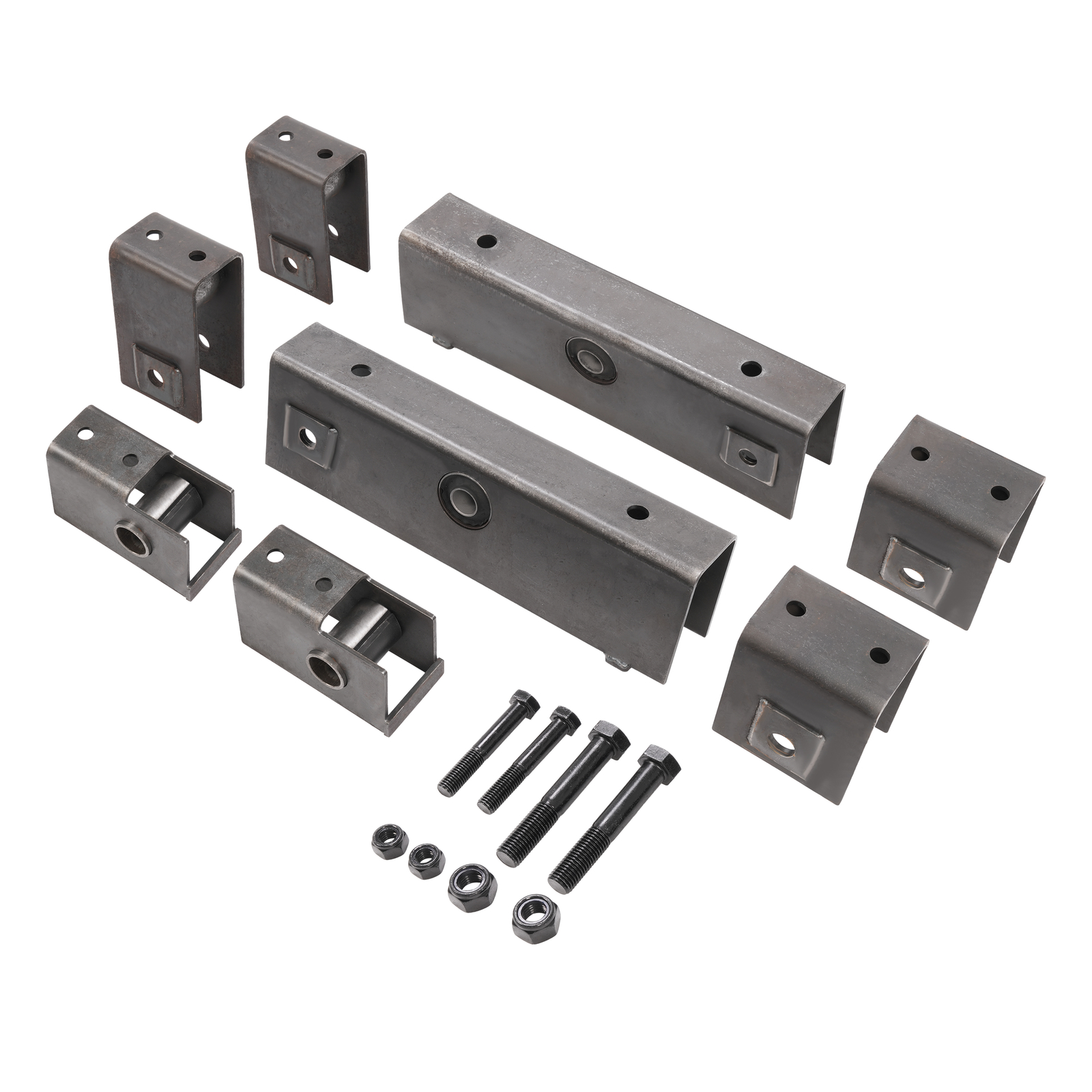 Trailer Hanger Kit for slipper spring 10K lbs Tandem axle spacing Universal