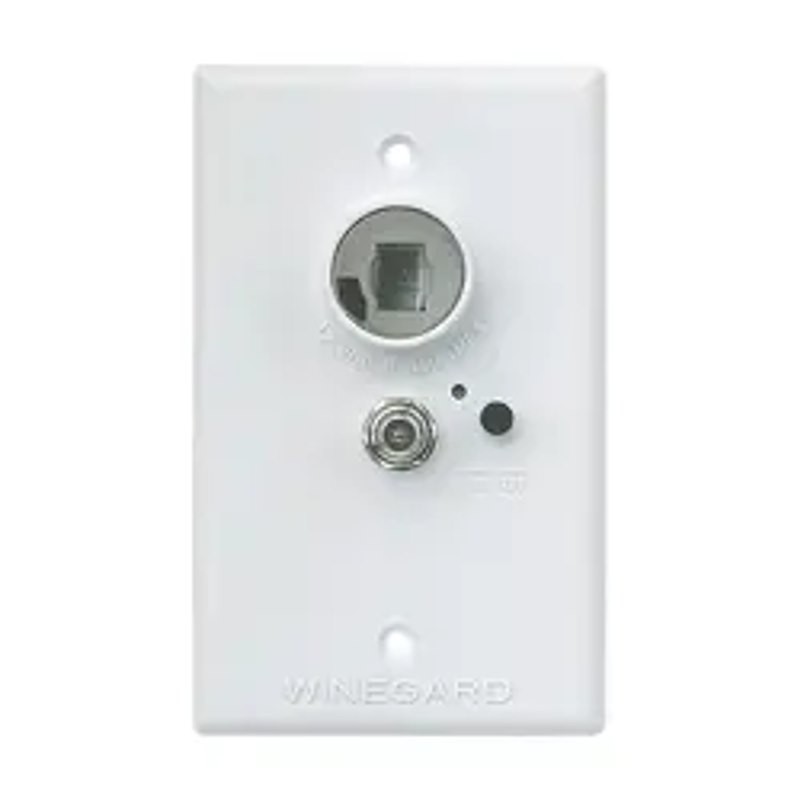 Winegard RV-7042 RV Wall Plate Power Supply; 12 Volts DC Power Supply w/ Coaxial