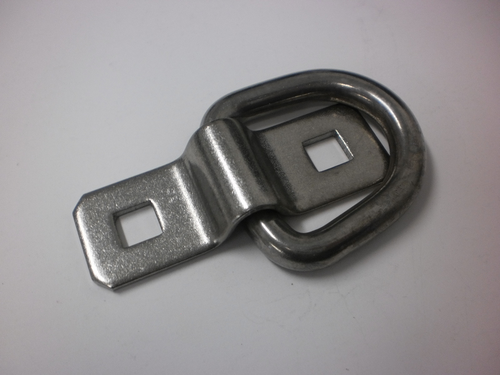 4 – 3/8″ Stainless Steel D Ring Rope Chain Tie Down Trailer Kit with SS Bolts