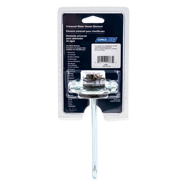 Camco 1500W 120V Electrical High Watt Density Universal Heating Element