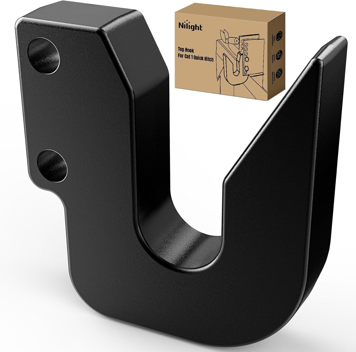 Nilight Quick Hitch Top Hook for Cat 1 Fit for Harbor Freight Tow Hook Up 3Point