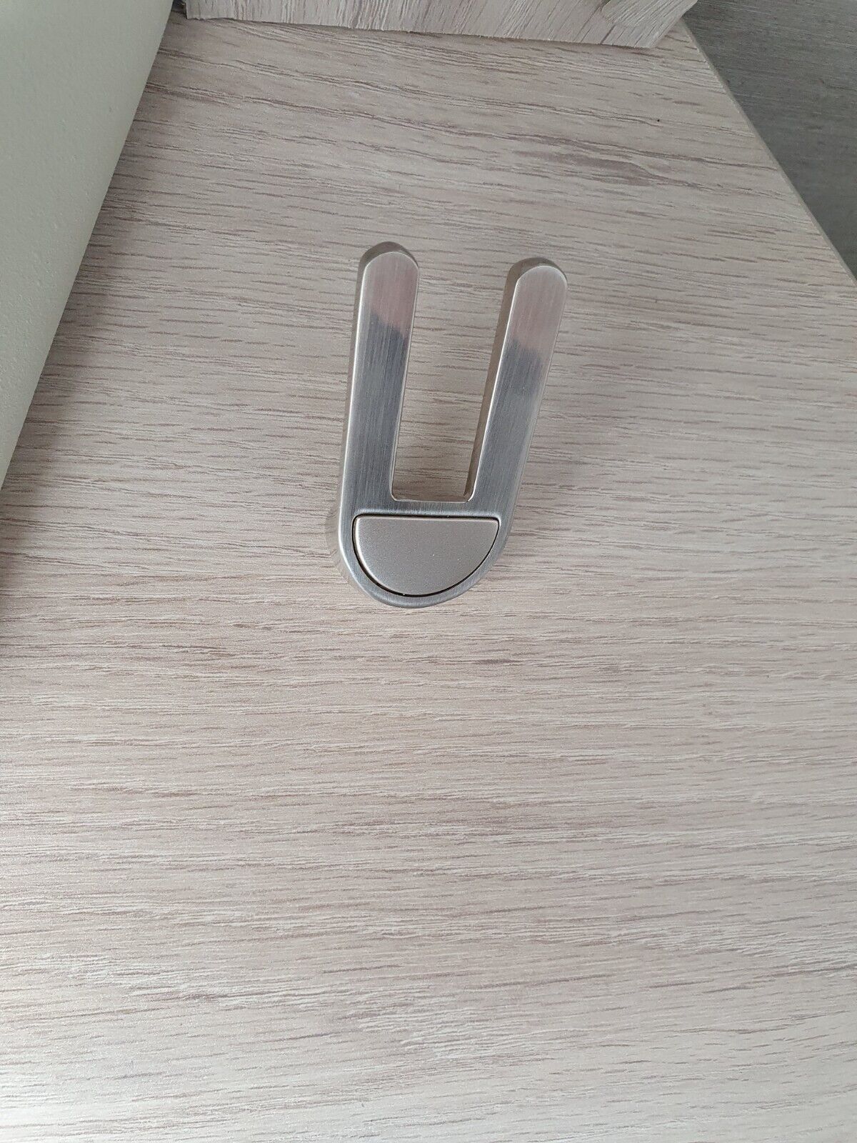 Brushed steel Coat or Towel Hook as used in Swift Sterling Motorhome or Caravan