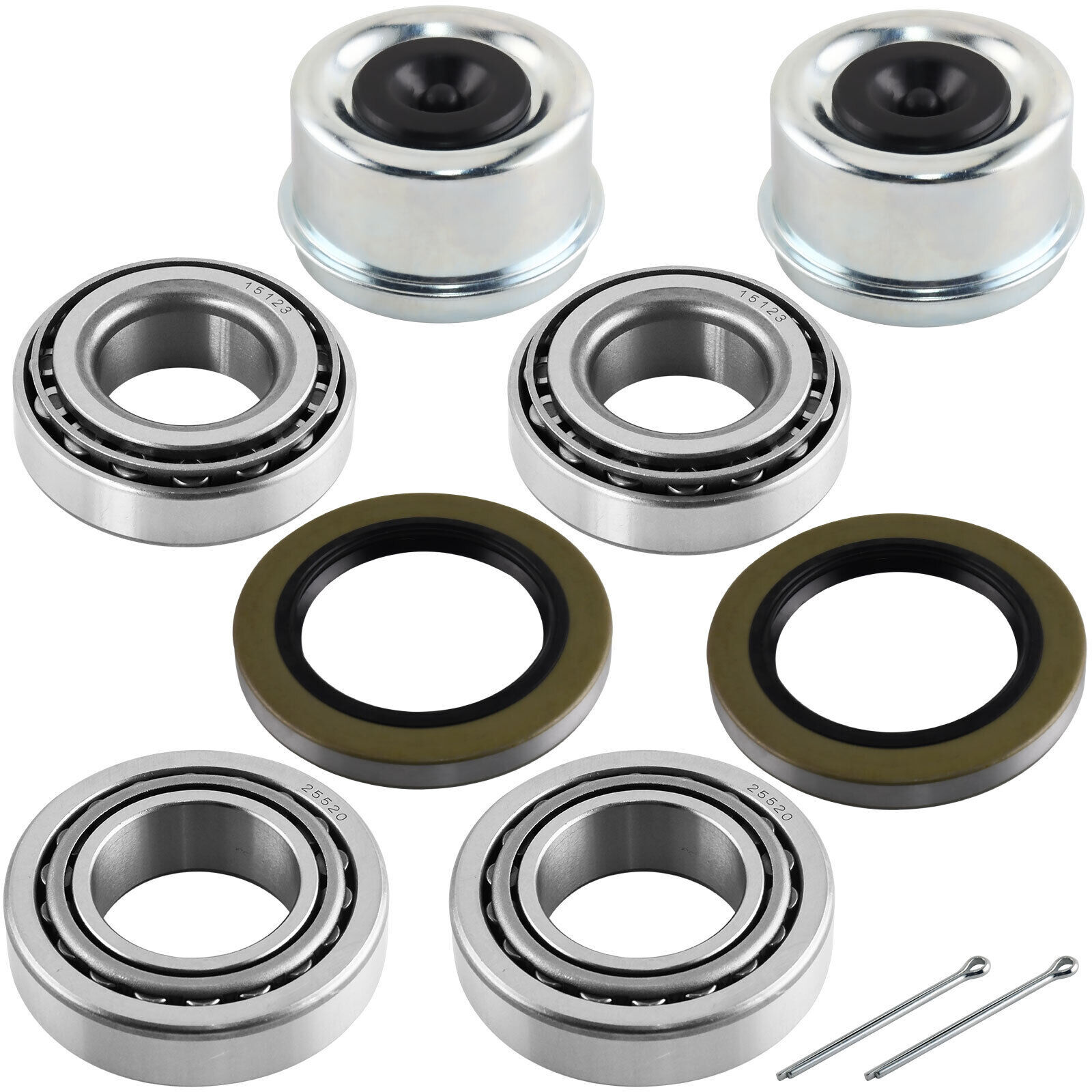 Trailer Bearing Kits for 6000# Axles #42 Spindle 15123 / 22580 Bearings H12 TX