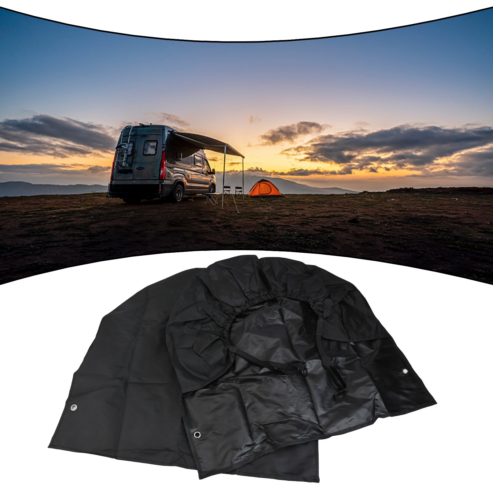 Heavy Duty Wheel Covers Pack of 2 Suitable for All Seasons and Weather