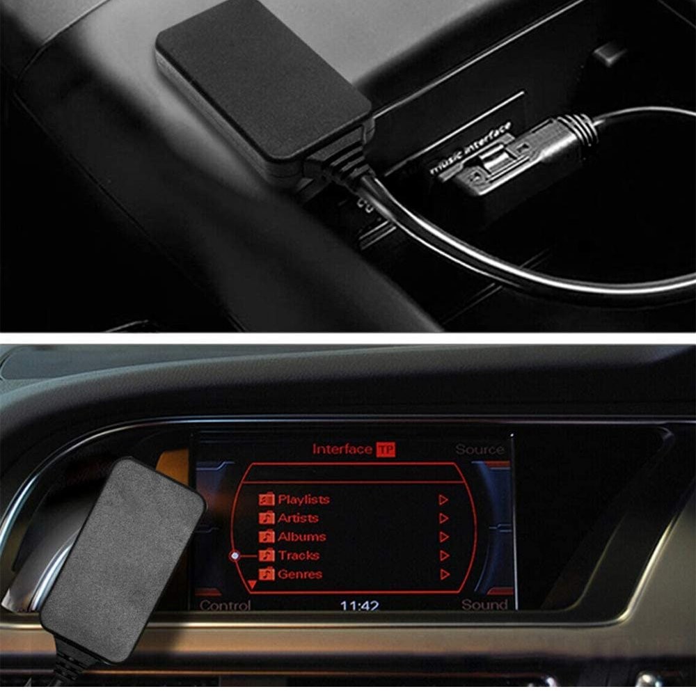 1-5X Bluetooth USB AUX Audio Cable Adapter Wireless Module For Audi Q3 S5 S3 S4