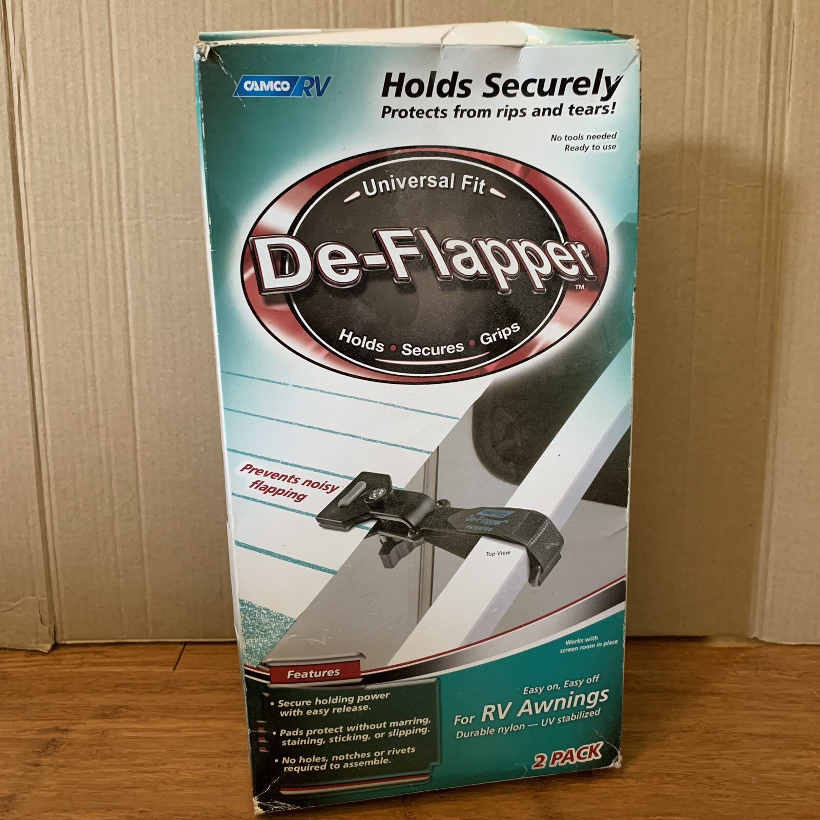 Camco RV Awning De-Flapper Universal Fit 2-pack