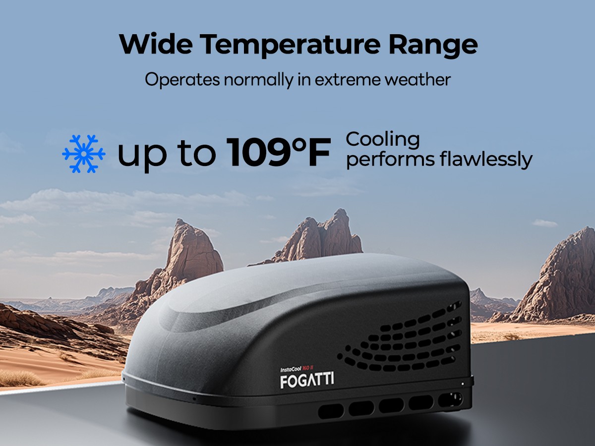 Ducted RV Air Conditioner 16,000 BTU Cooling Rooftop 115V AC Unit, Easy Install