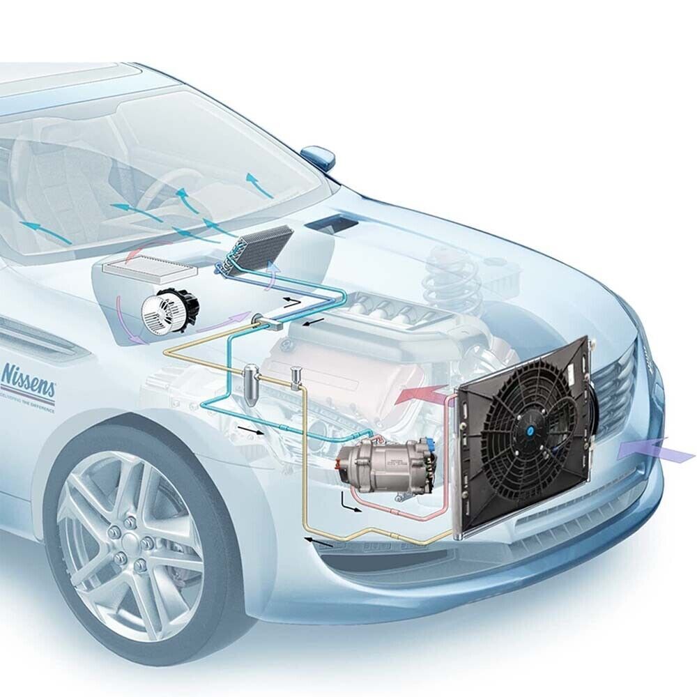 12V Electric Cooling Only Air Conditioner Universal Underdash Auto Car A/C Kit