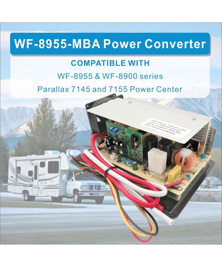 WF-8955-MBA Power Converter Assembly for WF-8955PEC and Parallax 7155 Converter