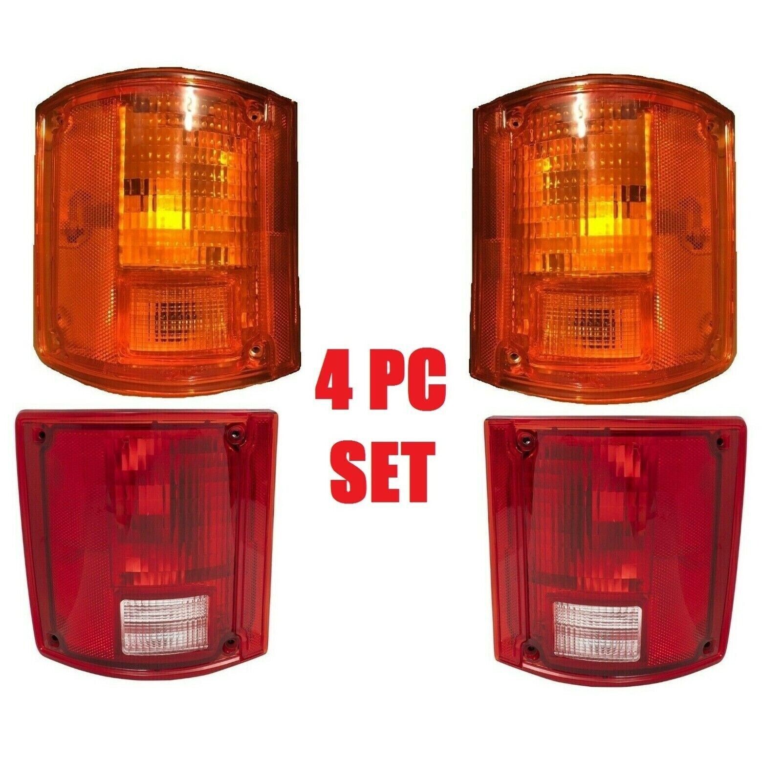 MONACO KNIGHT 2000 2001 2002 2003 REAR TAILLIGHTS TAIL LIGHTS SIGNAL LAMPS 4PC