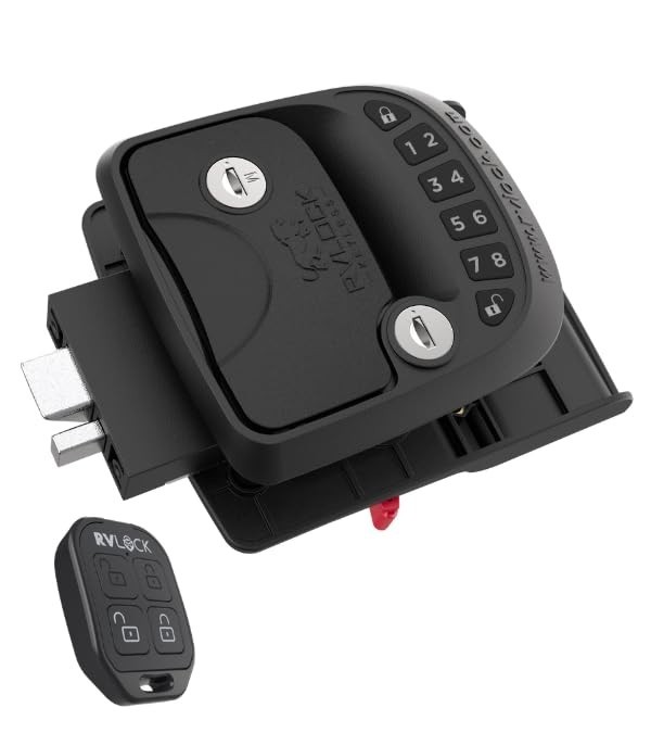 Keyless RV Door Lock – Compact Secure Replacement for Trailers & Campers, Patent