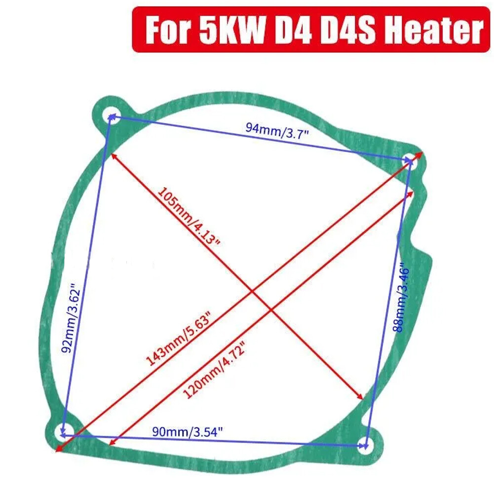 2KW 5KW Air Diesel Heater Blower Fan Motor Gasket Set For Car Truck 10/20/40PCS